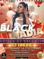 Black Nadia soirée st valentin Restaurant La Cocoteraie