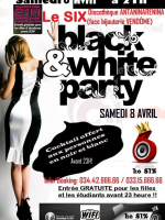 Black & white party - Le SIX‍