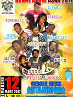Bonne année ASNA 2017 au CEMESS Antanimora‍ avec Supreme LS‍, Don Sarebareba‍, Juvan's‍, Lelahy Jaomamy‍, Name'sta‍, Mcco‍, Dodol‍ , Justin Pilipily‍ & d'autres artistes
