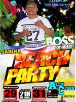 Boss Mananarien beach party en show case Alcon Cyber