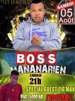 Boss Mananarien en show case Fenegam's Fenerive Est Madagasikara