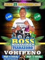 Boss Mananarien en show case Tsarazoro Vohipeno