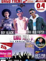 Boy Black, Lion Hill & Tax Olo Fotsy - Dago Event 2ème édition - Jao's Pub