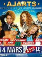 Cabaret Ange-lah, Adrien, Sylange, Jijih, Sahala, Papouzy, Loïc Le Glacier Analakely