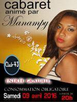 Cabaret animée par Manampy au Club 43 Antaninarenina