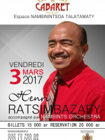 Cabaret avec Henri ratsimbazafy‍ - Espace Nambinintsoa Talatamaty‍