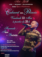 Cabaret avec  Princio au Art-Gout annexe Espace Nambinintsoa