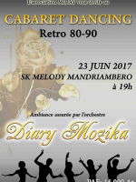 Cabaret dancing retro 80-90 - SK Melody Mandriambero‍ avec l'orchestre Diary Music‍