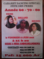 Cabaret dancing spécial fête des pères - Serre à Sera Ambolonkandrina