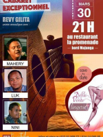 Cabaret exceptionnel avec Mahery‍ , Luk‍ & Nini Kolibera‍ - La Promenade Mahajanga‍