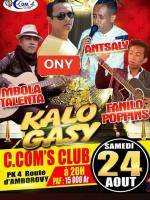 Cabaret kalo gady Ony Rakotomalala, Fanilo Poppin's, Mbola Talenta, Antsaly C.Com's Club Route D'Amborovy