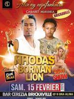 Cabaret miavaka alin'ny mpifankatia Nhodas & Borman Lion Discothèque Ceresia Brickaville