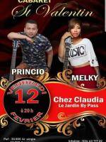 Cabaret saint Valentin Melky & Princio Jardin Claudia By Pass