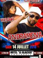 Cabaret spécial Le Glacier Analakely Andramena & Wanaah