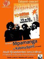 Cabaret Concert Angaredona 10è édition avec Mpamanga et KabôsySpirit à l'Alliance Française d'A