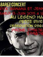 Cabaret concert Eric Manana et Jenny au Legend Hall Petite rivière Maurice