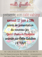 Café vahiny - Mille feuilles Librairie Café Behoririka‍