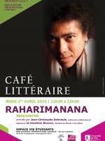Café littéraire avec Raharimanana à l'Espace Vie étudiante Université Lille 3
