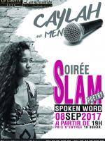 Caylah and men soirée slam poetry Le Louvre 313 Antaninarenina