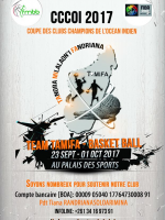 CCCOI 2017 Coupe des Clubs Champions de l'Océan Indien Palais des Sports Mahamasina‍