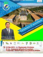 Cérémonie officielle d'investiture Esplanade Université Ankatso