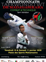 Championnats de taekwondo - Palais des Sports Mahamasina‍