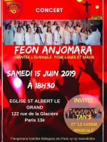 Chorale Feon'Anjomara‍ - Eglise saint Albert Le Grand Paris‍