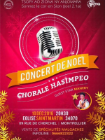 Chorale Hasimpeo - concert de Noël - Eglise Saint Martin - Montpellier - France‍
