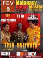 Chrysanto, Teta et Joel Rabesolo - Malagasy Guitar en concert au Vakok'Arts Trano