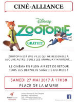 Ciné-alliance - Zootopie - AF - Fort-Dauphin‍