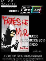 Cine Art : Faites le mur au Is'Art Galerie