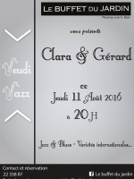 Clara & Gérard - Buffet du jardin