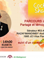 Cocktail Sharing avec Le sénateur Ndranto Razafimandimby au Kudeta