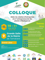 Colloque aide à la création d'entreprises et à l'entrepreunariat des jeunes - Esplanade Mairie Toamasina‍