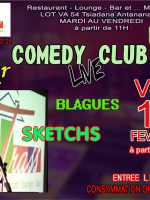 Comedy club en live au TRASS Tsiadana‍
