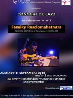 Concert de jazz - tolo-tanana hoan'i Fanaiky‍ - AFT - Alliance Française d'Antananarivo‍