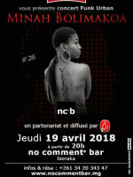 Concert Funk Urban - Minah‍ - No Comment Bar Isoraka‍