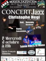 Concert jazz avec Christophe Hegi, Vatsiahy Ravaloson, Ranto Rakotomalala‍, Tahina Vibe‍ & Dj Momo - Lycée Français Ambatobe