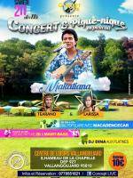 Concert et pique-nique en plein-air avec Njakatiana, Tearano et Larissa au centre de loisirs Vallangoujard