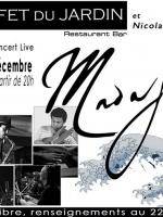 Concert live Madajazz et Nicolas Vatomanga au Buffet du jardin