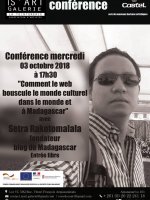 Conférence "Comment le web bouscule le monde culturel à Madagascar" - Is'Art Galerie‍