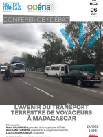Conférence débat - L'avenir du transport terrestre de voyageurs à Madagascar - IFM - Institut Français de Madagascar‍