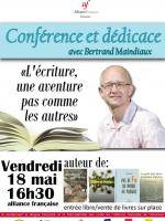 Conférence et dédicace "L'écriture une aventure pas comme les autres" - AF - Alliance Française Toamasina
