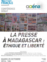 Conférence La Presse à Madagascar : éthique et liberté - IFM - Institut Français de Madagascar‍