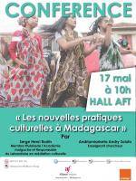 Conférence "Les nouvelles pratiques culturelles à Madagascar" AFT - Alliance Française d'Antananarivo‍