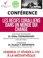Conférence les récifs coraliens dans un monde qui change - AF - Alliance Française de Toliara‍