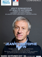 Conférence vérité romanesque et réalité historique par Jean-Christophe Rufin - IFM - Institut Français de Madagascar‍