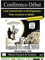 Conférence-débat L'aide internationale au développement : Entre croyances et réalités à l'Alli