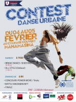 Contest danse urbaine - Gymnase couvert Mahamasina‍