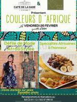Couleurs d'Afrique au Café de la gare